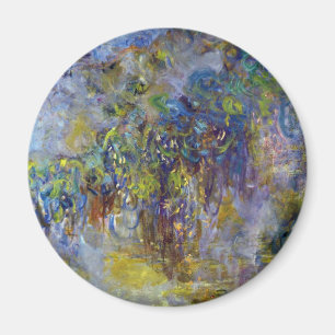 Wisteria (right half) by Claude Monet Magnet