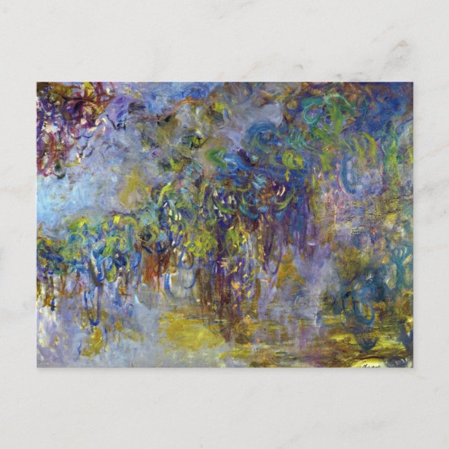 Wisteria (right half) by Claude Monet Postcard (Front)