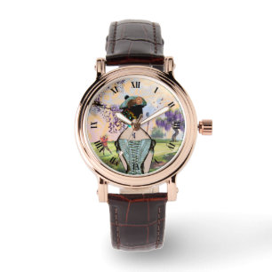 Wisteria Rose Gold Tee Time Watch