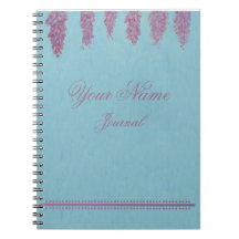 Wisteria Spiral Photo Notebook