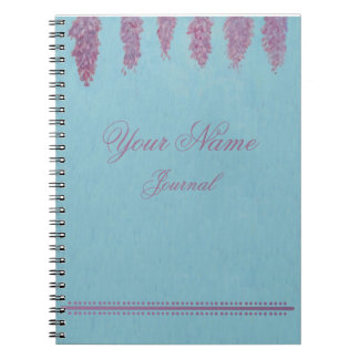Wisteria Spiral Photo Notebook