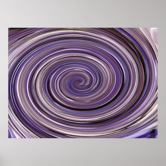 Wisteria Swirl Poster (Front)