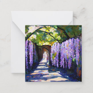 Wisteria tunnel card