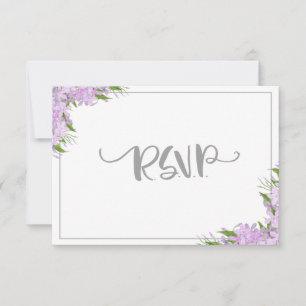 Wisteria Wedding RSVP Card