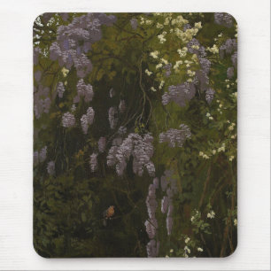 Wisterias in Bloom - Floral Composition Mouse Pad