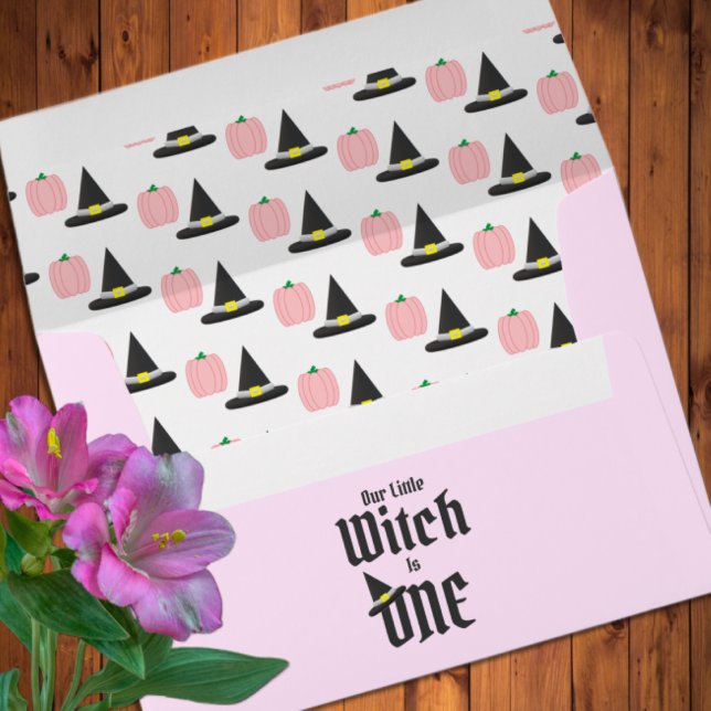 Witch 1st Birthday Envelope (Creator Uploaded)