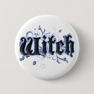 Witch 6 Cm Round Badge