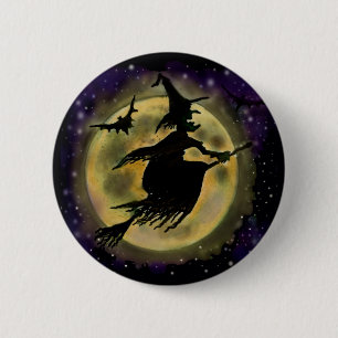 Witch 6 Cm Round Badge