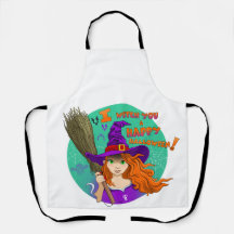 witch All-Over Print Apron