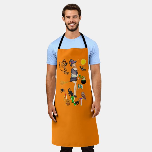 Witch An Art Apron (Worn)