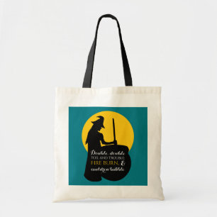 Witch and Moon Magic Spell Tote Bag