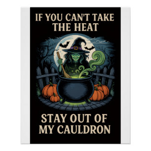 Witch at the Cauldron Poster