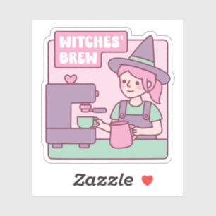Witch Barista Witches Brew Coffee Funny