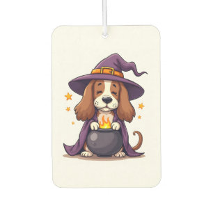 Witch Basset Brew Car Air Freshener