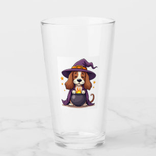 Witch Basset Brew Glass