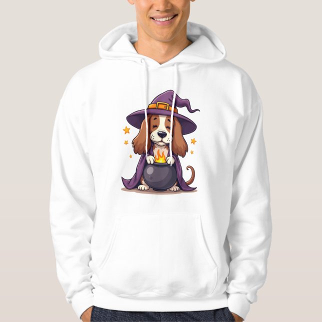 Witch Basset Brew Hoodie (Front)