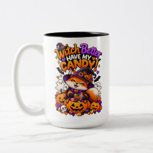 Witch Better Have My Candy Cute Halloween Fox Mug