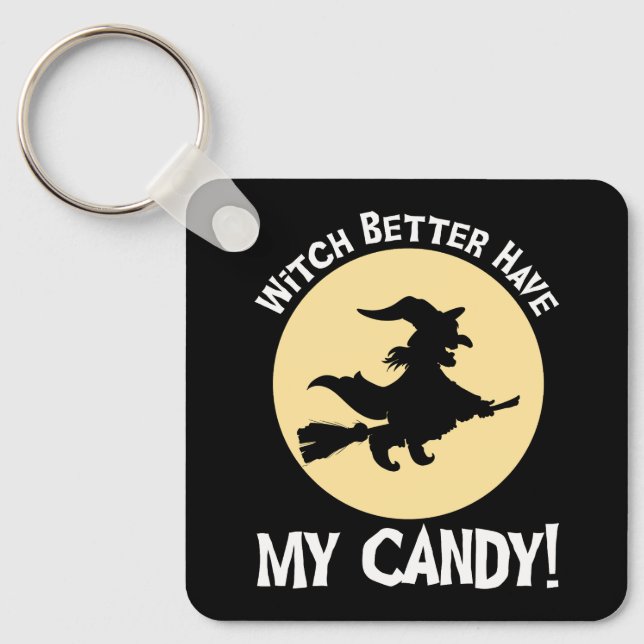 Witch Better Have My Candy! Key Ring (Front)