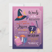 Witch Birthday Party Wands At The Ready Girls