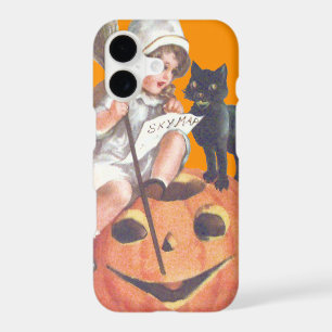 Witch Black Cat Jack O Lantern Pumpkin
