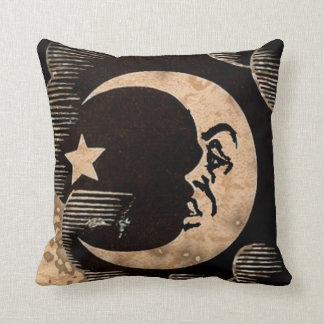Witch Board Moon Pillow