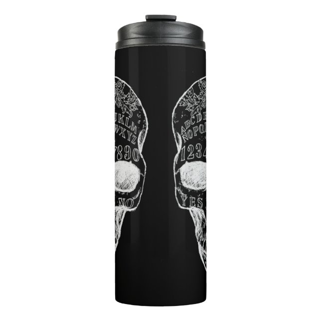 Witch Board Skull Thermal Tumblr Thermal Tumbler (Front)
