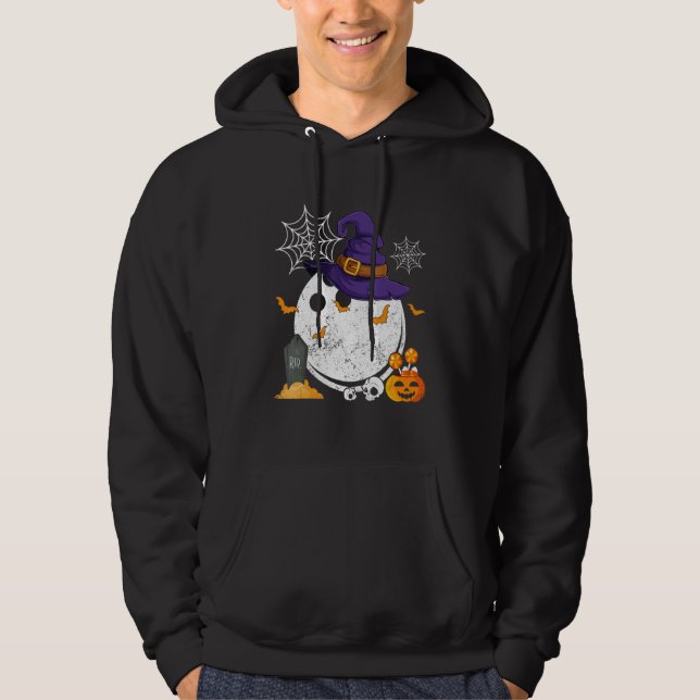 Witch Bowling Halloween Costume Bowling Hoodie (Front)