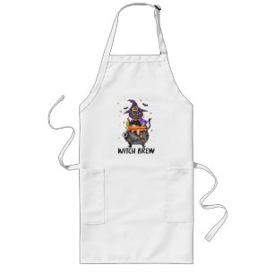 Witch Brew - Cat Wearing Witch Long Apron