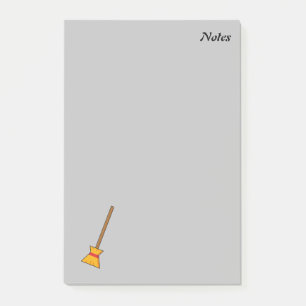 Witch Broom   Add Text Post-it Notes