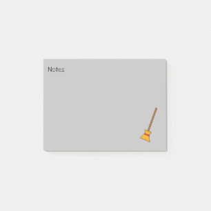 Witch Broom Add Text Post-it Notes