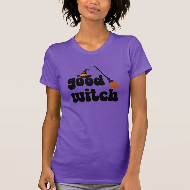  Witch broom and hat  T-Shirt (Front)