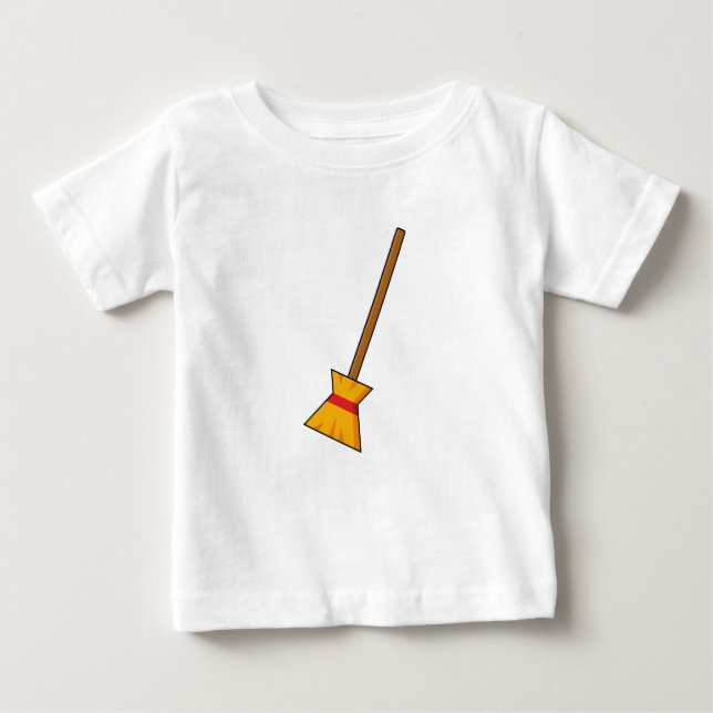 Witch Broom Baby T-Shirt (Front)
