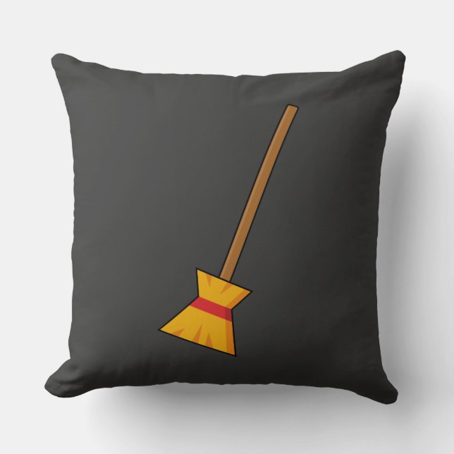 Witch Broom Cushion (Front)