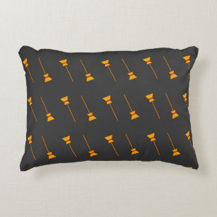 Witch Broom Decorative Cushion
