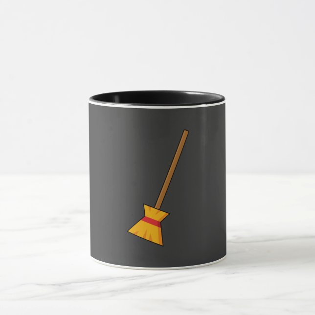 Witch Broom Mug (Center)