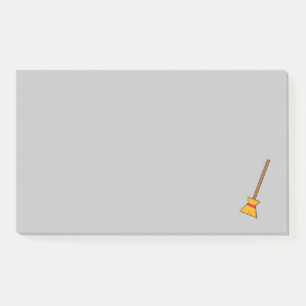 Witch Broom Post-it Notes