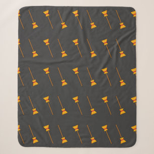 Witch Broom Sherpa Blanket