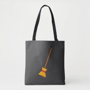 Witch Broom Tote Bag