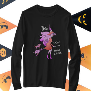Witch Can Drive a Stick T-Shirt