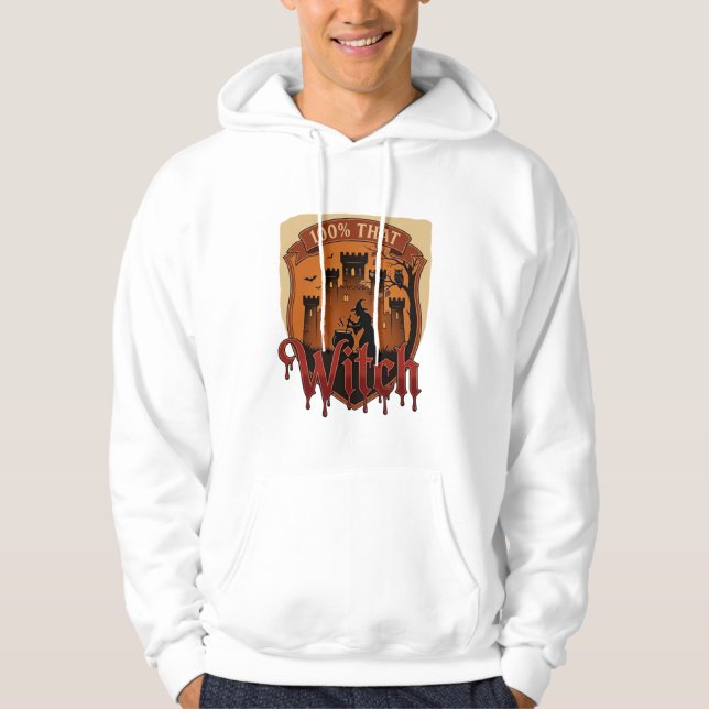 Witch Castle Cauldron Owl Bats_1 Hoodie (Front)