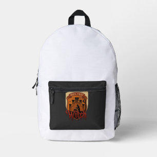Witch Castle Cauldron Owl Bats_1 Printed Backpack
