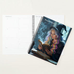 Witch Cat Calendar Planner