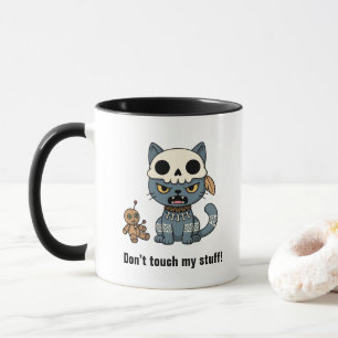 Witch Cat Voodoo Doll Custom Text Mug