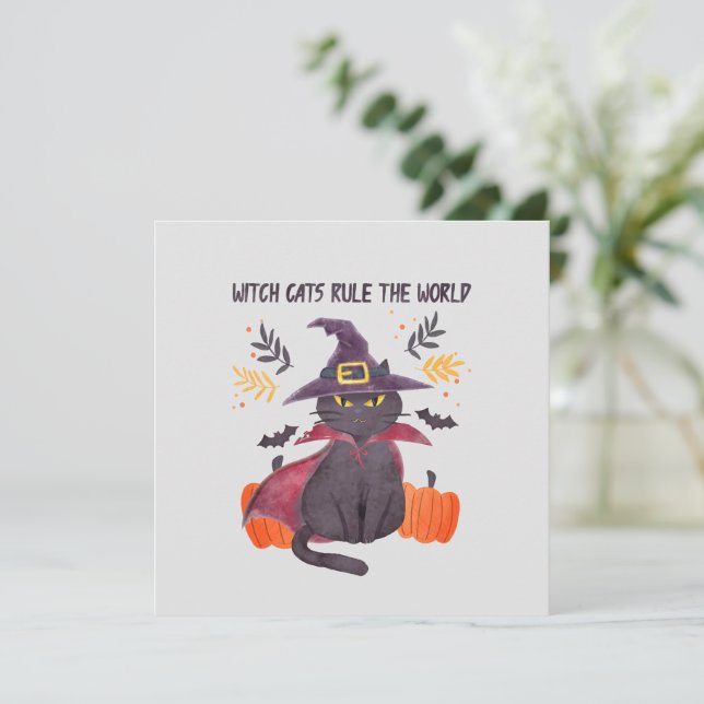 Witch Cats Rule The World – Black Cat (Standing Front)