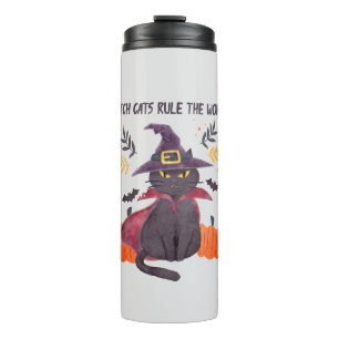 Witch Cats Rule The World – Black Cat Thermal Tumbler