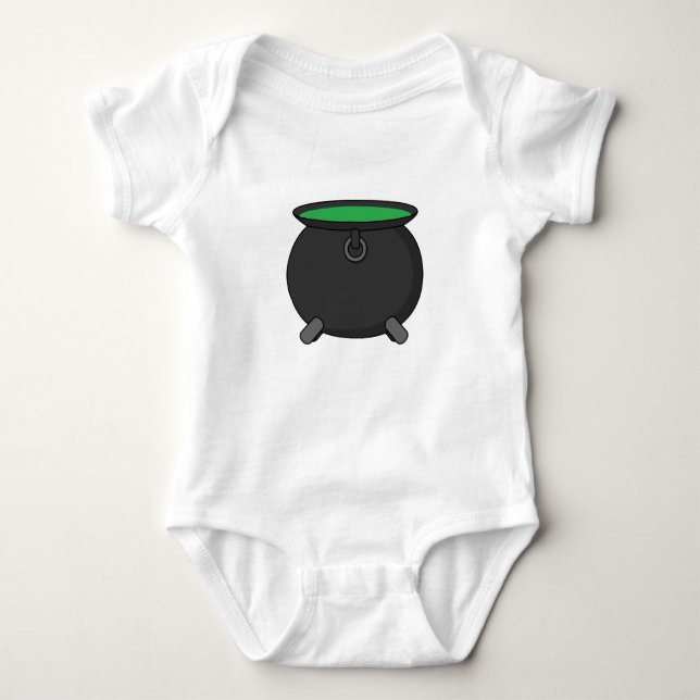 Witch Cauldron Baby Bodysuit (Front)