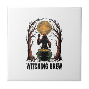 Witch Cauldron Halloween Vintage Engraving Shirt_1 Tile