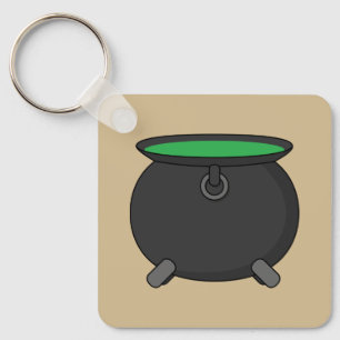 Witch Cauldron Key Ring