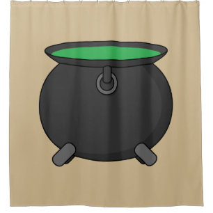 Witch Cauldron Shower Curtain