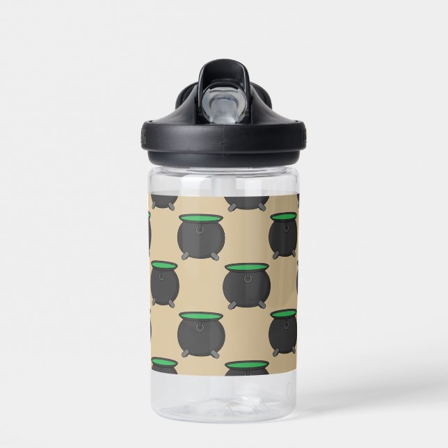 Witch Cauldron Water Bottle (Front)